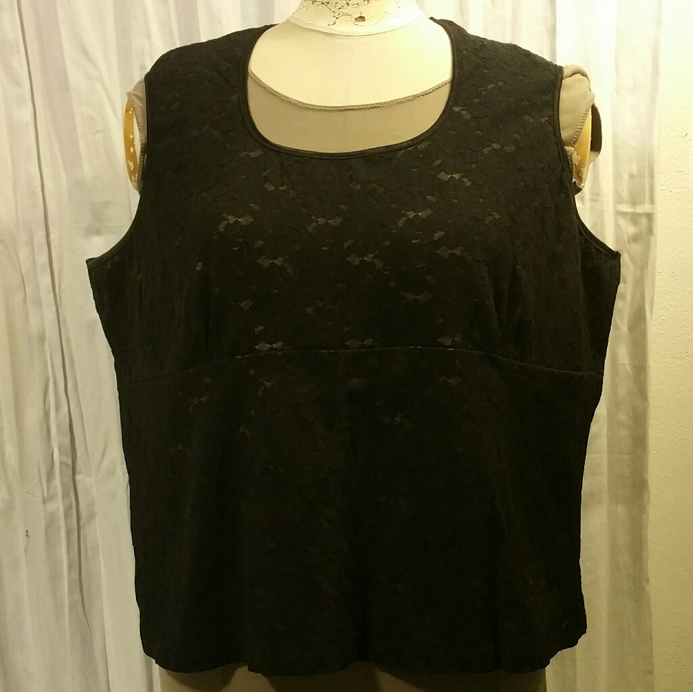 Black Lace Blouse, 26/28W